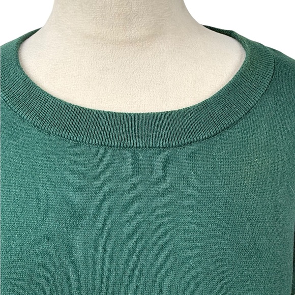 Michael Kors green Sweater with gold buttons size XL - Picture 3 of 10